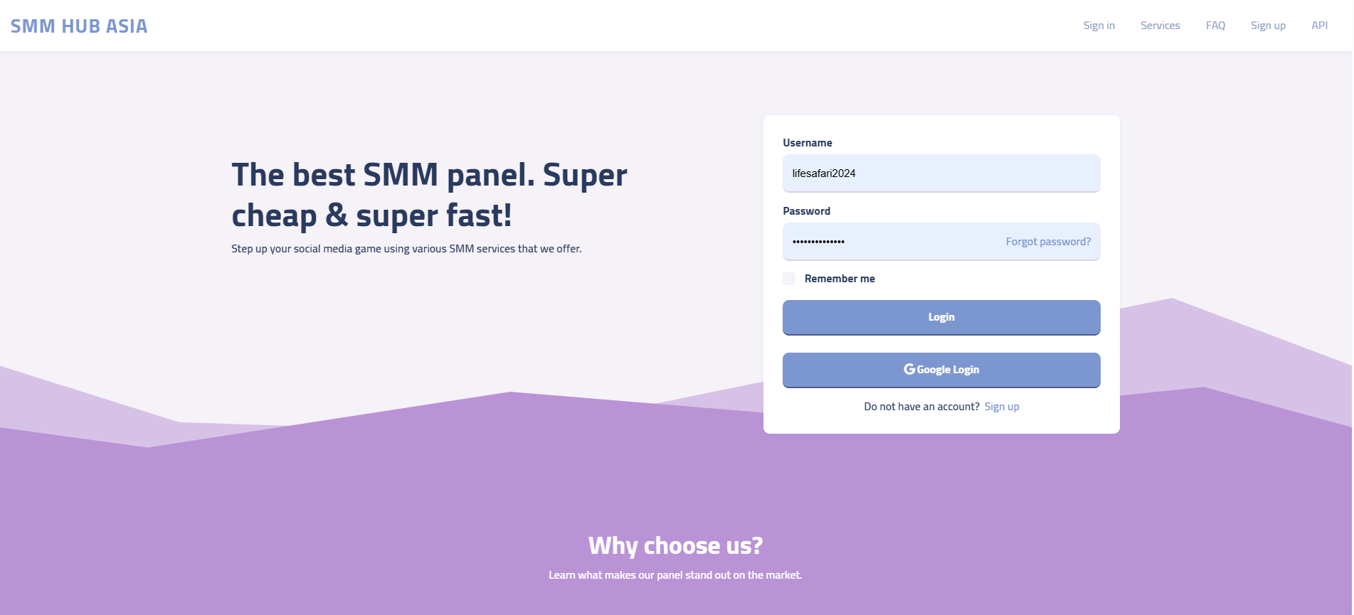 Simple Lilac theme preview